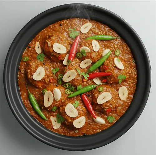 Chicken Lasun & Khursani 