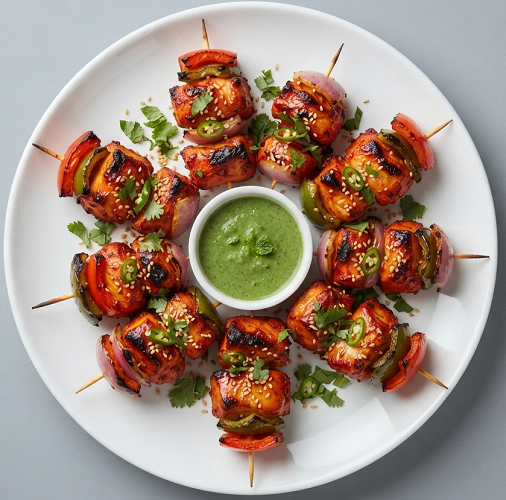 Monk Fish Tikka Starter 