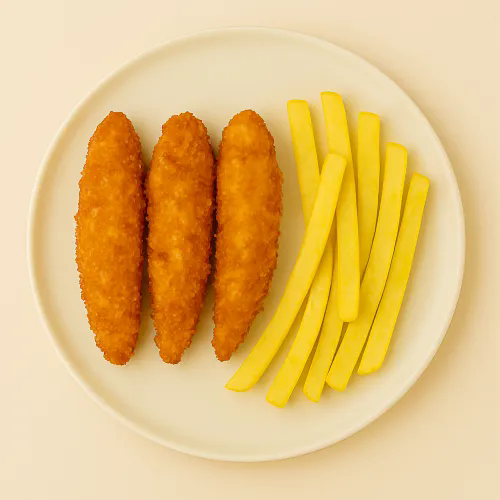 Kids Chicken Goujons & Chips 