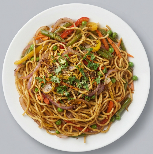 Noodles In Nepalese Style 
